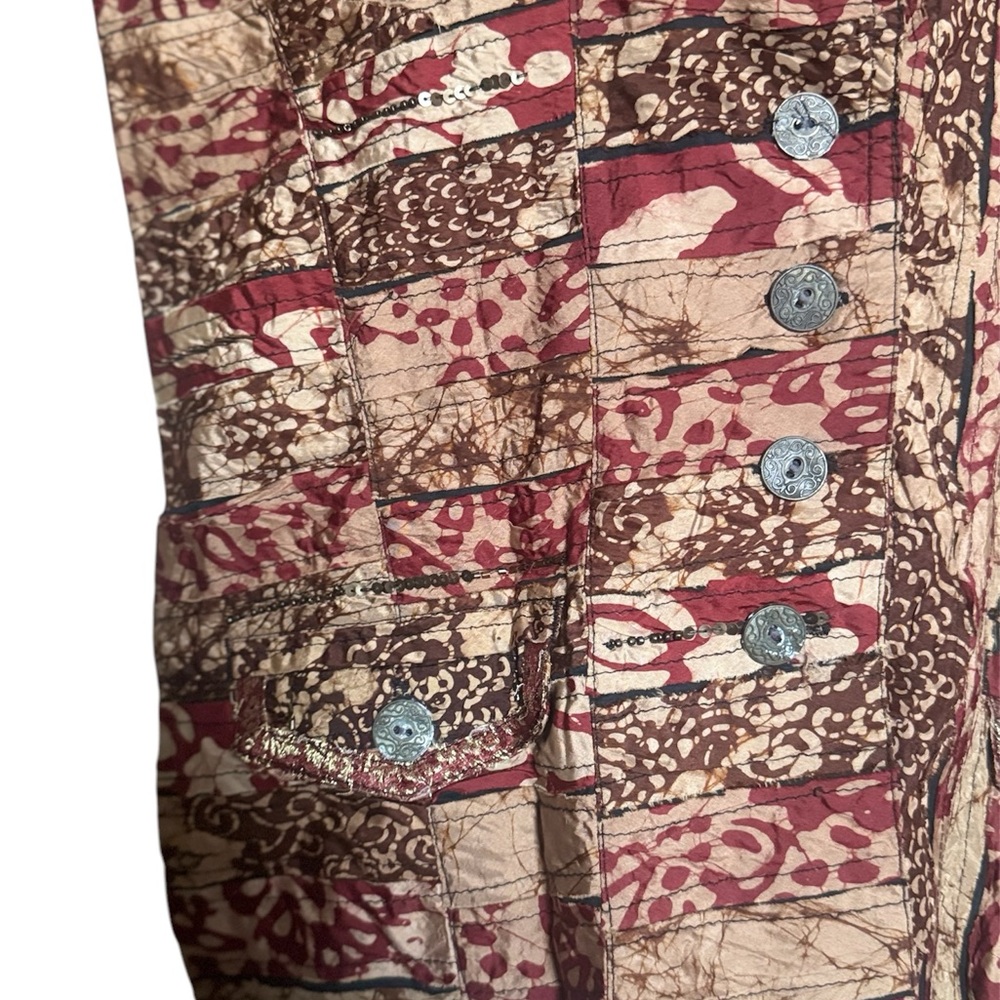 Chico’s Multicolor Patchwork Vest - image 4